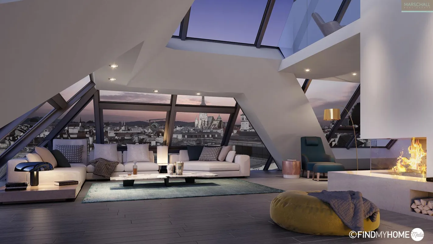 Großzügiges Luxus-Penthouse mit hauseigenem Weinkeller - Bild 1