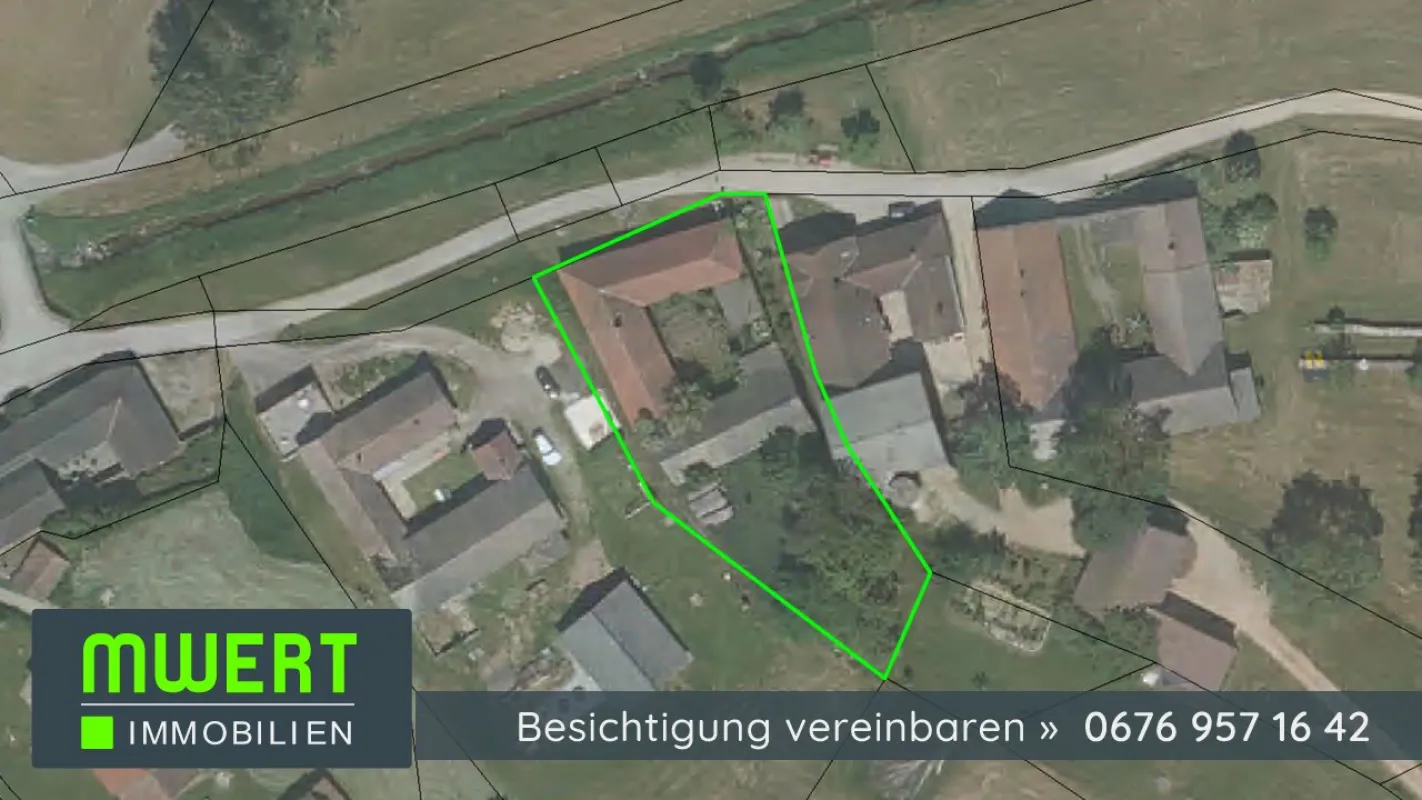 1.800m² Grund mit Vierkanthof und Rohbau Nähe Zwettl - Bild 1