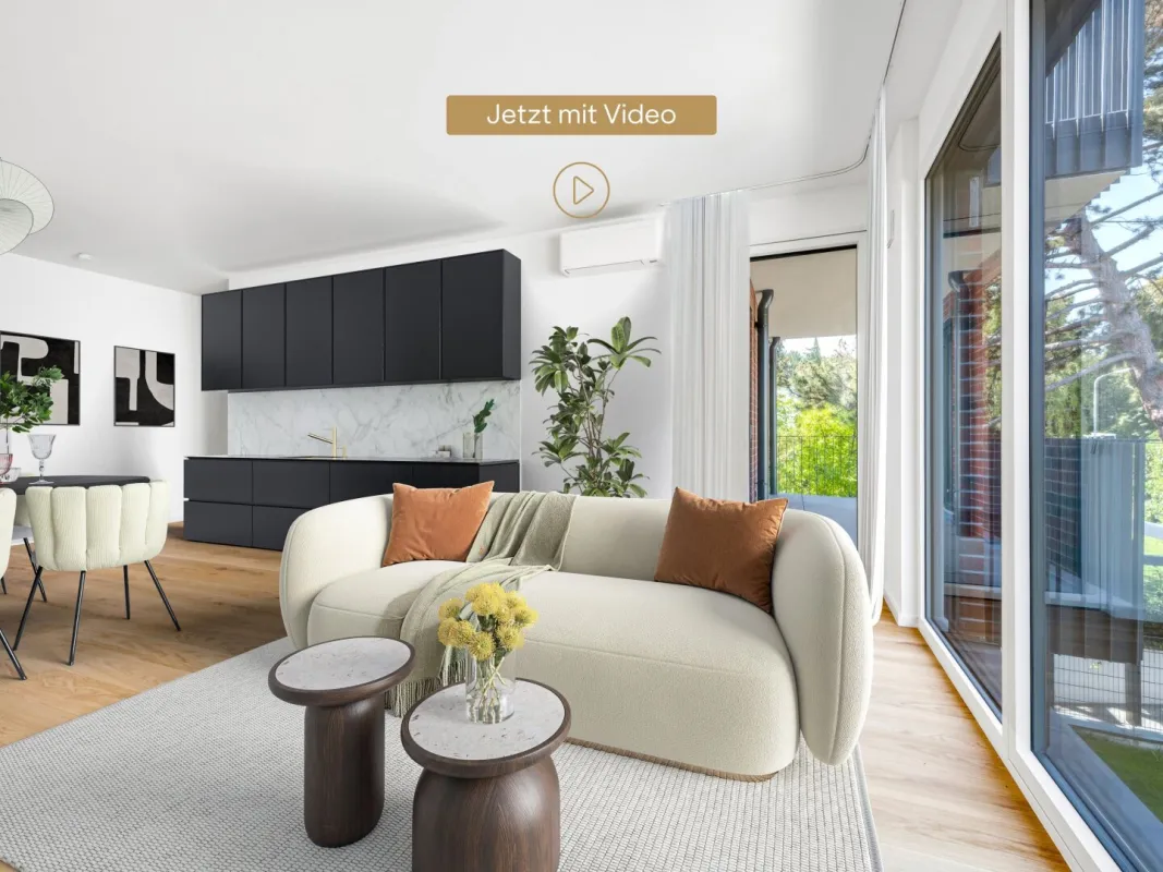 Charmante 2 Zimmer Wohnung mit Blick auf die Weingärten - Bild 1