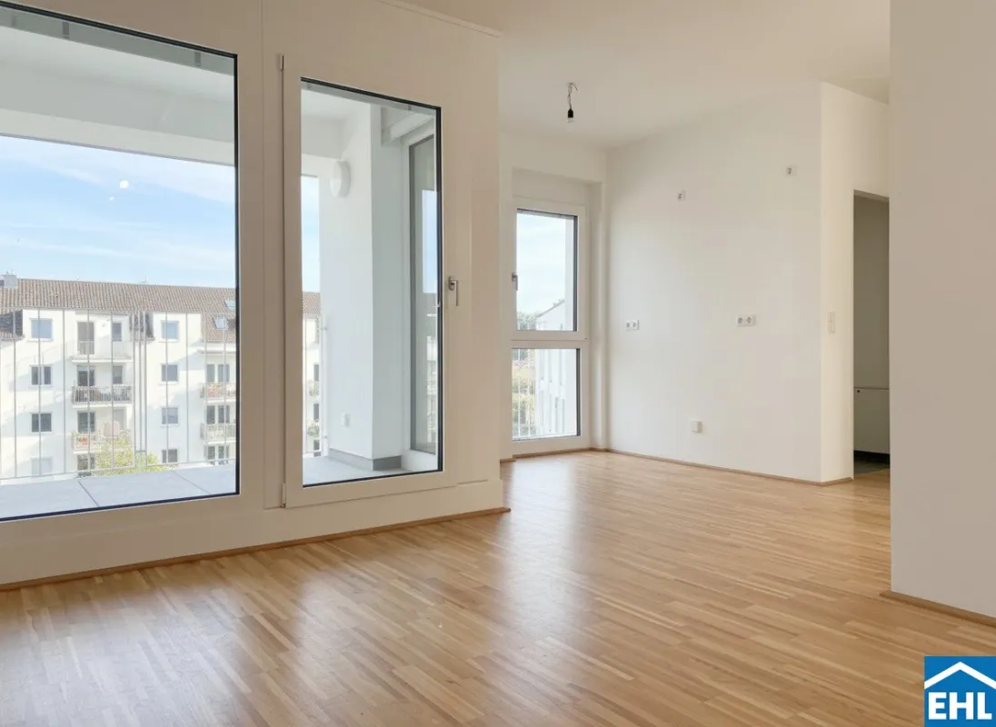 2 Zimmerwohnung mit Balkon im grünen WILDGARTEN - Bild 1