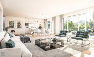 Bezugsbereit, jetzt besichtigen: Exklusive Gartenwohnung mit Pool