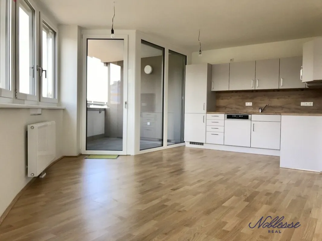 Nähe Rennweg / Media Quartier St. Marx - Moderne 2 Zimmer Wohnung mit Loggia - Bild 1