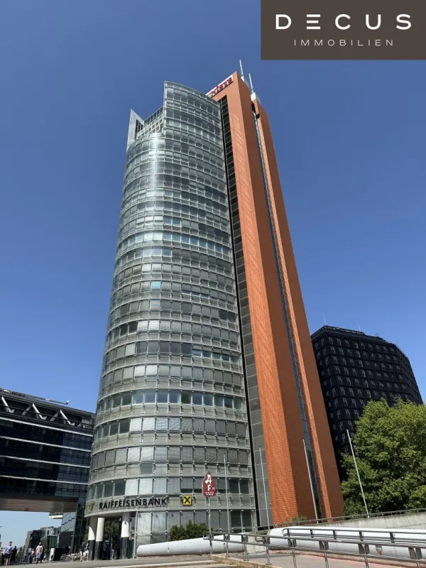 + + + BÜROS MIT AUSBLICK + + + DONAU-CITY + + + ANDROMEDA TOWER + + + - Bild 1