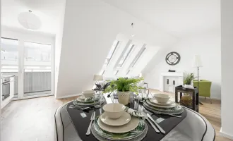 2 Zimmer Dachgeschoss mit traumhafter Dachterrasse
