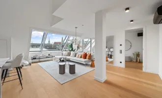 Luxuriöses Penthouse mit Dachterrasse und Blick zum Stephansdom