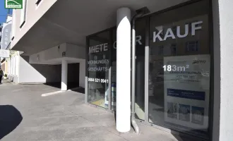 Geschäftslokal im Erdgeschoss mit straßenseitigen Schaufenstern zum sofortigen Bezug - Bestlage auf Hauptstraße unweit der U1
