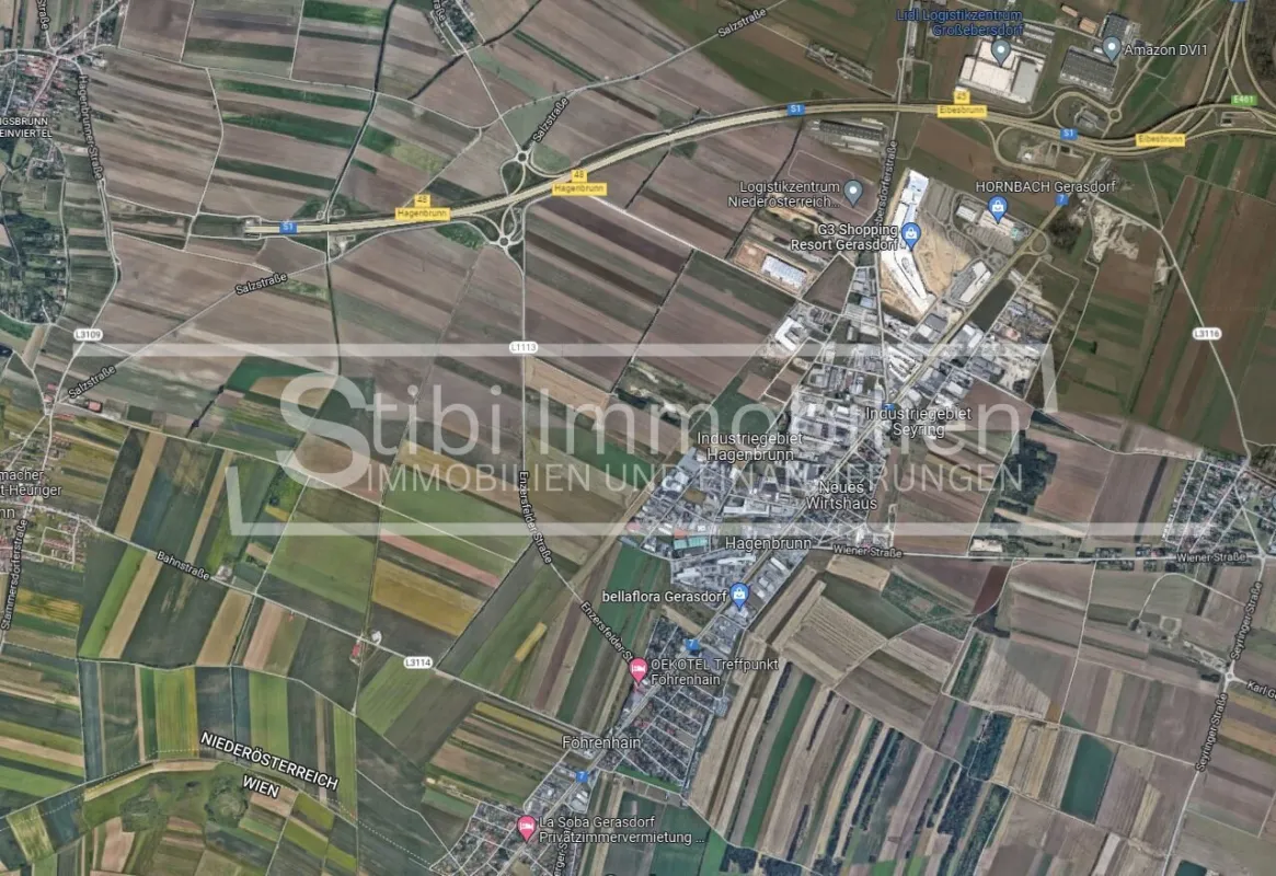 10.430m² Nur €220/m,² Betriebsgebiet , 80% Bebauungsdichte, Bauklasse II ,nähe Wien - Bild 1