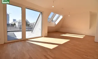 Eine ganz besondere Wohnung für Sonnenanbeter (Anlegerpreis - Netto) - hell im DG mit Küche und Klima-Vorbereitung - sofort beziehbar