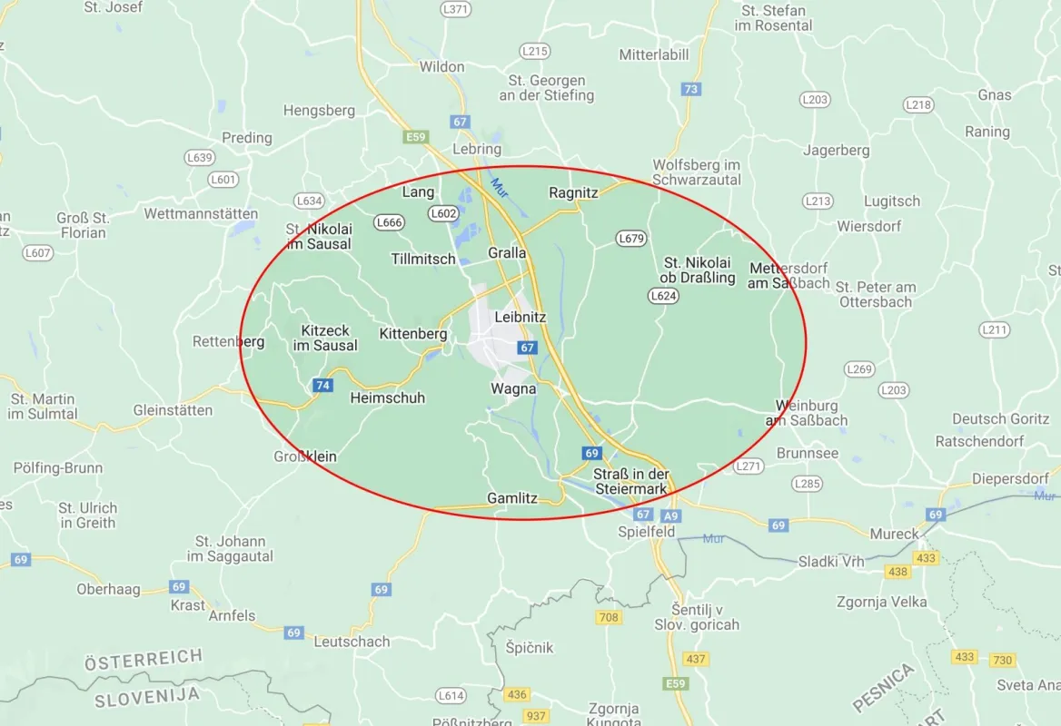 Bezirk Leibnitz: Gewerbegrundstück ca. 5.200 m² in TOP Frequenzlage zu kaufen - Bild 1