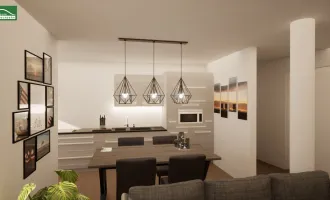 Moderne 2-Zimmer-Wohnung mit Terrasse auf Eigengrund – Erstbezug, Fußbodenheizung!