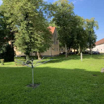 Eine Wohlfühloase im Grünen wartet auf Sie! Umfassend sanierte 2 Zimmer-Wohnung mit außergewöhnlichem Grundriss, praktischem Abstellraum und tollem Badezimmer! Perfekte Infrastruktur vorhanden! - Bild 3