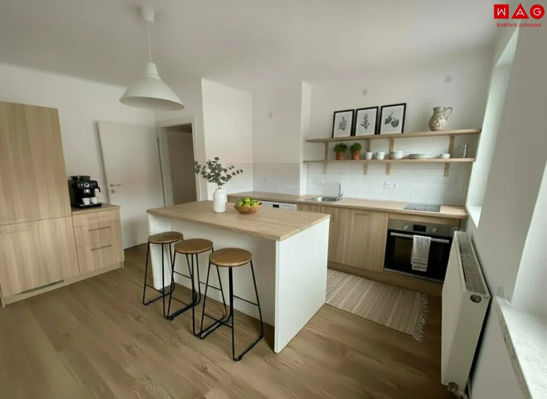 Frisch saniert & sofort bezugsbereit: charmante 3-Zimmer-Wohnung in ruhiger Lage mit hervorragender Infrastruktur – Wohlfühlen garantiert, ganz ohne Provision! Entdecken Sie das volle Potential dieser Wohnung mit KI-gestützter Visualisierung! - Bild 1