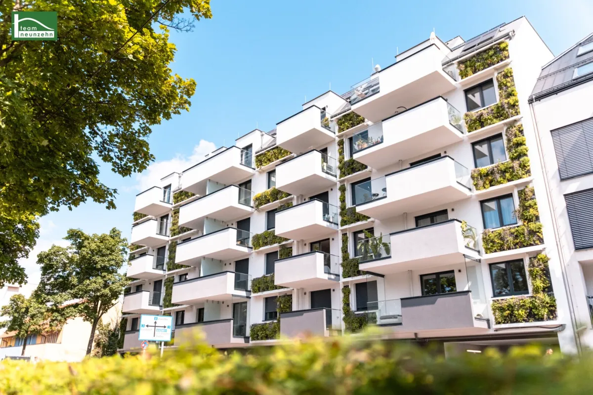 Das Raumwunder: Ruhig, Hell und in Bestlage - Erstbezug direkt beim Donauzentrum in Hofruhelage mit Geothermie-Heizung - Bild 1