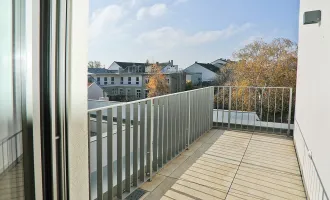 LEOPOLD XXI – Lichtdurchflutete 3-Zimmer-Dachgeschosswohnung mit 2 Balkonen!