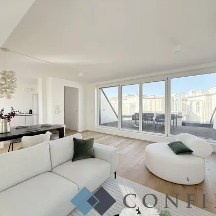 Fernblick über Wien - Das Penthouse  mit 60m² Terrassen und Garagenplatz im 9. Bezirk! - Bild 3
