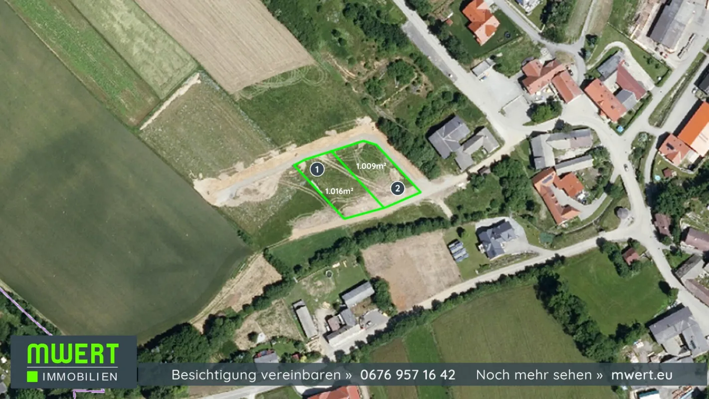 Zwei Baugründe in herrlicher Lage Wachau Nähe - Bild 1