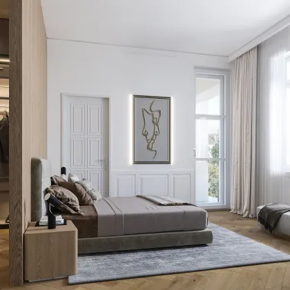 Exklusive Stilaltbauwohnung mit Terrasse in Toplage Döblings - Bild 2