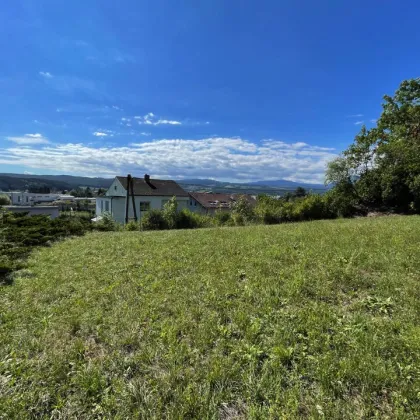 Bauen Sie Ihr Traumhaus in Pottschach - 584m² Baugrund mit Fernblick für nur € 95.000,00! - Bild 2