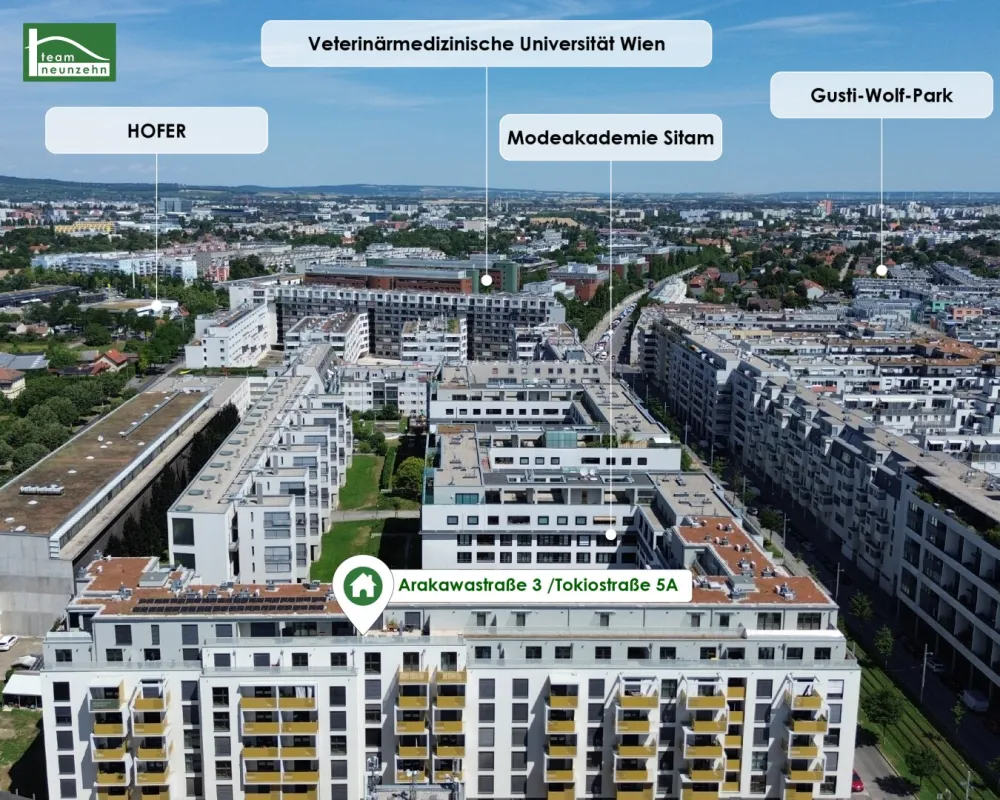Ruhig und dennoch zentral! Top Anbindung an die U Bahn Kagran. Hochwertige Neubau-Erstbezugswohnungen. - Bild 1