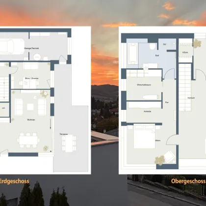 Neubau 2024 || traumhaft moderne Neubauvilla mit Ausblick über Gablitz || Pool 8x4m || hochwertige Ausstattung - Bild 2