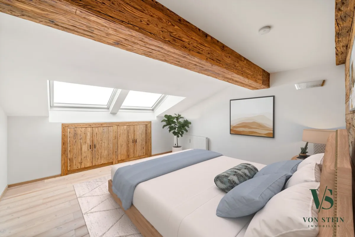 das ultimative Wohnvergnügen in Kitzbühel – modern sanierte Dachgeschosswohnung mit Balkon und Garage! - Bild 1