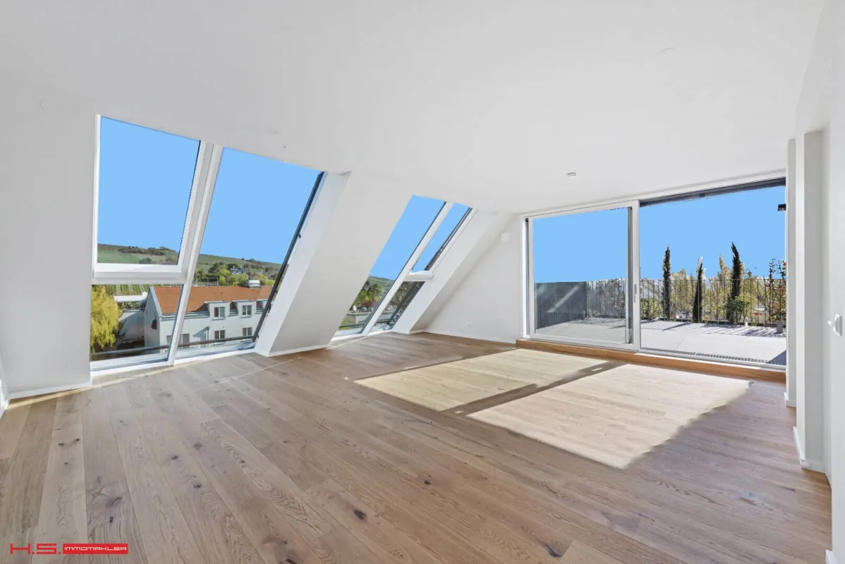 ERSTBEZUG - PENTHOUSE  261m² WOHNFLÄCHE -  3 TERRASSEN  80m² - 1 WOHNEBENE - DIREKTE LIFTFAHRT   XL GARAGE OPTIONAL - GRÜN- FERNBLICK - Bild 1