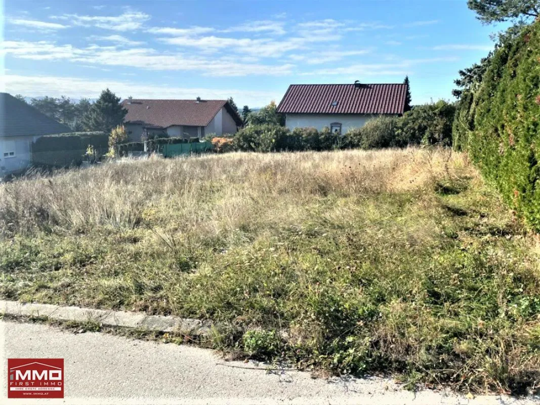 SCHÖNES, SONNIGES GRUNDSTÜCK FÜR EINFAMILIENHAUS IN ABSOLUTER GRÜNRUHELAGE - SCHÖNE WOHNSIEDLUNG! - Bild 1