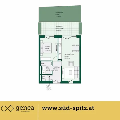 Wohntraum mit Grünfläche| Provisionsfrei | SÜD-SPITZ - Bild 2