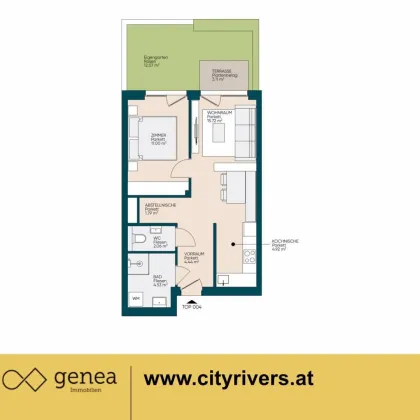 Gartenwohnung | City Rivers | Provisionsfrei - Bild 2