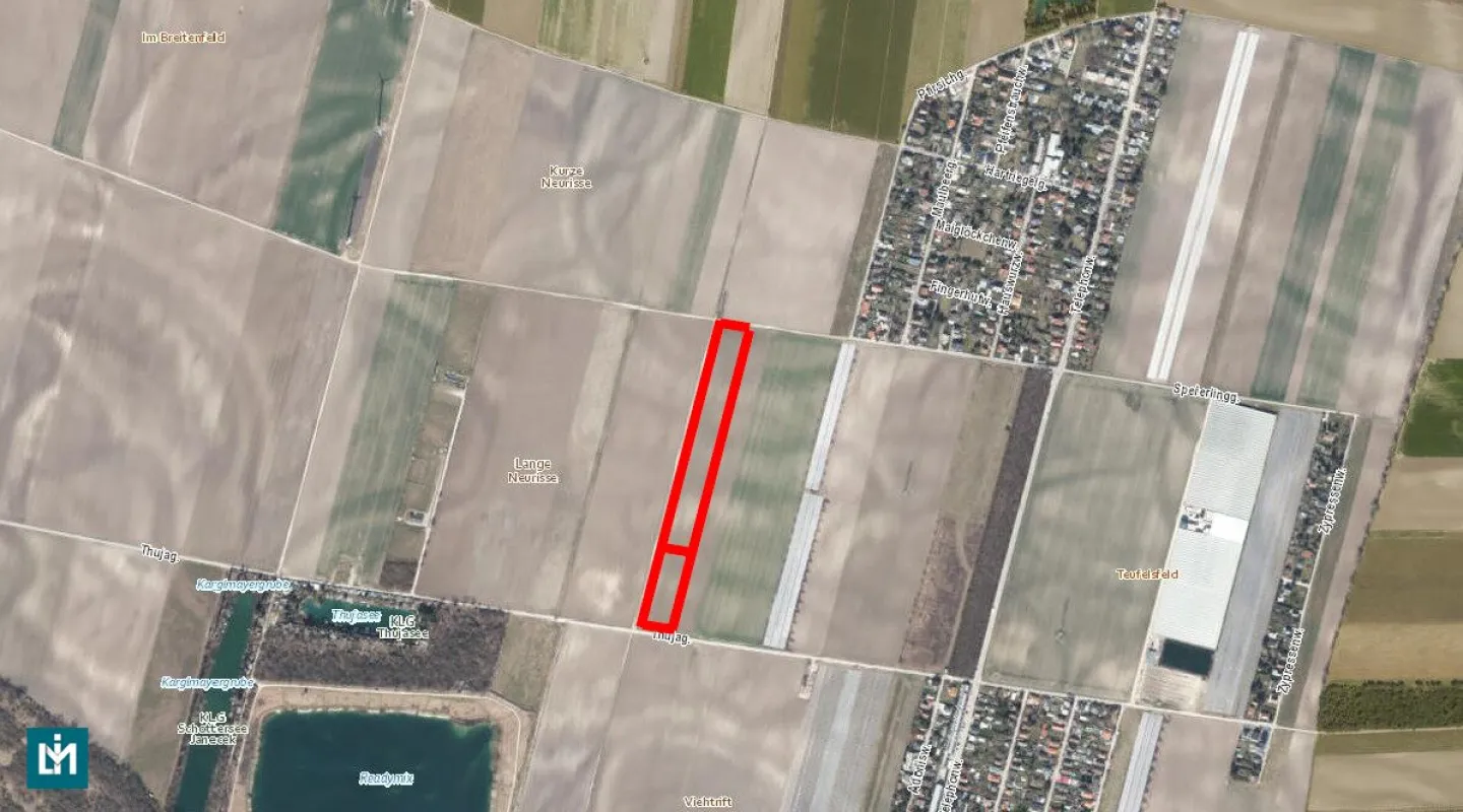 (KG 01654 ESSLING, EZ 3658) BAUERWARTUNGSLAND IN 1220 WIEN / NÄHE PONYSEE - Bild 1