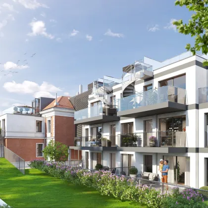 Gartenwohnung - Neu - Korneuburg - Zentrale Lage - Altbau + Zubau + DG Ausbau + Tiefgarage mit 16 Stellplätzen - Provisionsfrei für Sie als Kunde - Bild 3