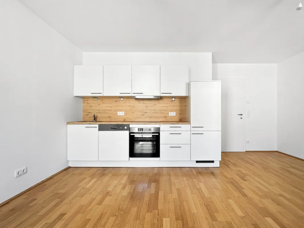 Smarte 1-Zimmer-Wohnung im 5. Obergeschoss in Wien Favoriten | Balkon - Bild 1