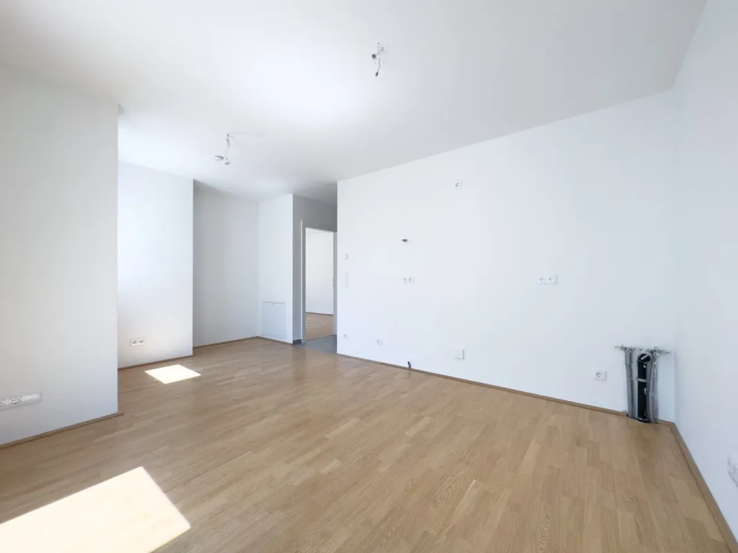 2-Zimmer Wohnung im 6. Liftgeschoss mit zwei Balkonen: Komplett möbliert und bezugsfertig | 1100 Wien - Bild 1