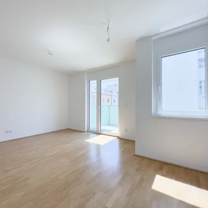 2-Zimmer Wohnung im 6. Liftgeschoss mit zwei Balkonen: Komplett möbliert und bezugsfertig | 1100 Wien - Bild 2