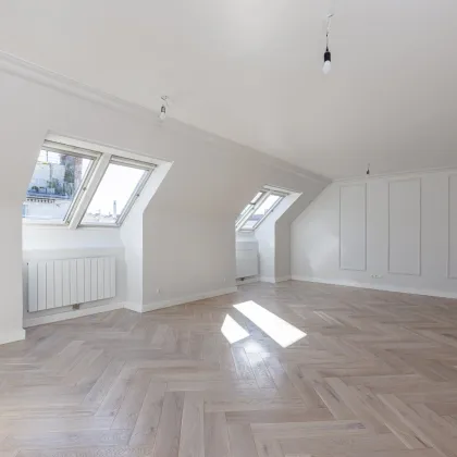 Klassische 74m² sanierte Dachgeschosswohnung – Helle, stilvolle Wohnoase in 1040 Wien - Bild 2