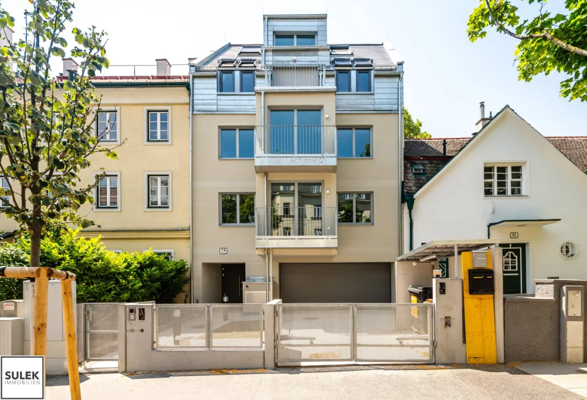 voll vermietet! Sieveringer Straße 29 - 5 Erstbezugswohnungen + neue DG-Wohnungen mit Außenflächen - befristete Mietdauer! - Bild 1