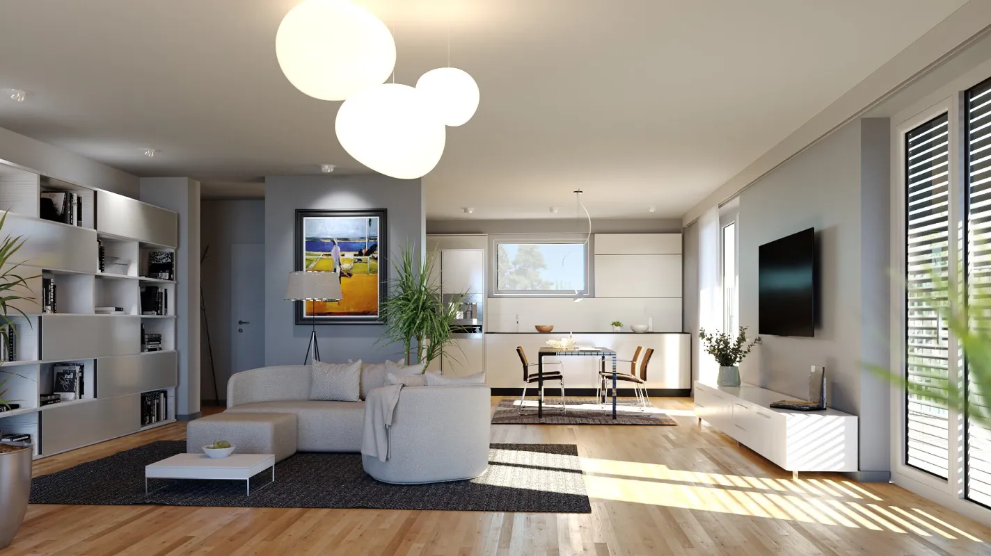 Urbanes Wohlfühl-Ambiente: 3-Zimmer-Wohnung mit Balkon in Eggenberg - Bild 1