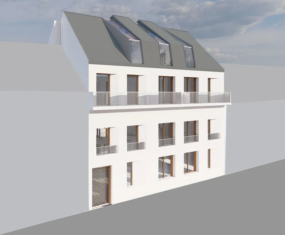 Rechtskräftig baugenehmigt - 4-geschossiges Zinshaus mit 7 Wohneinheiten in zentraler  Stadtlage - Bild 1