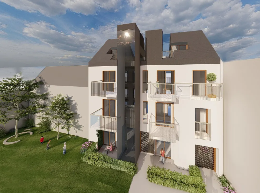 Rechtskräftig baugenehmigt - 4-geschossiges Zinshaus mit 7 Wohneinheiten in zentraler  Stadtlage - Bild 1