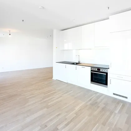 Sonnwendviertel: 1-Zimmer-Wohnung mit Balkon im 18. OG – Fitnessraum, Co-Working & Rooftop-Terrasse inklusive! - Bild 2