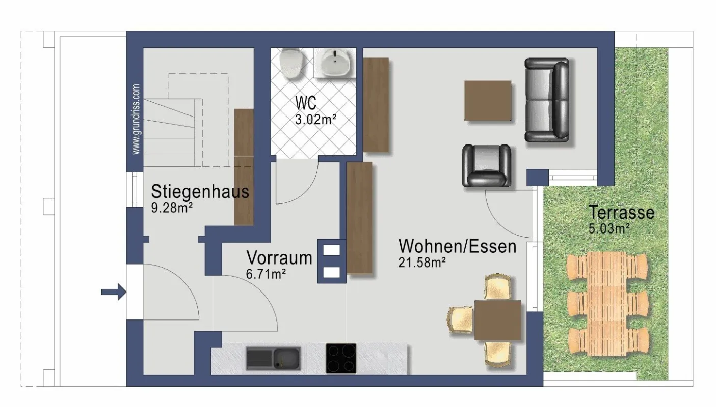 Dreizimmer Maisonette mit Balkon - ab Dezember 2025  - in Franking - Heizung inklusive - Bild 1