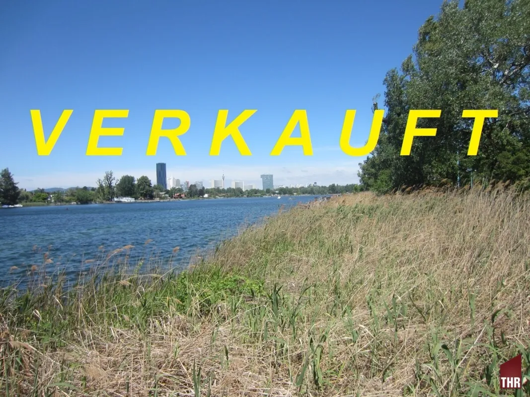 Einzigartiges Grundstück direkt an der Alten Donau Promenade am Wasser ! - Bild 1