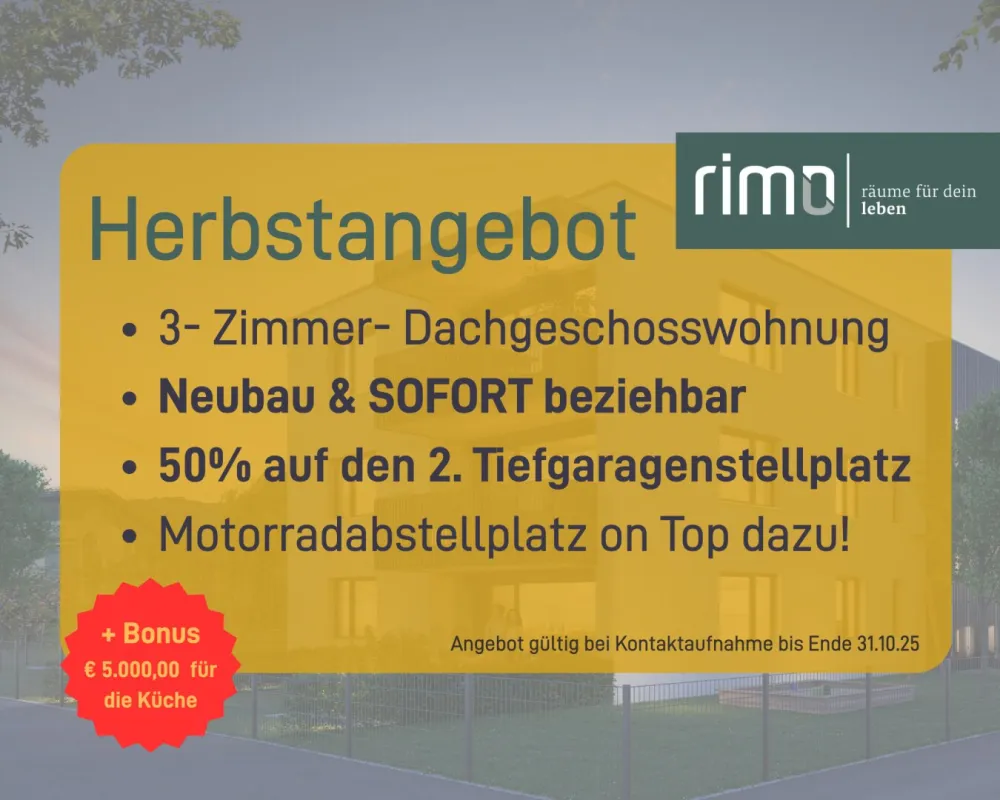 Exklusives Angebot: 3-Zimmer-Dachgeschosswohnung / Top 7 - Bild 1