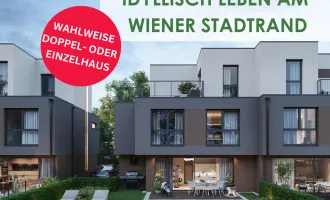 Modernes Wohnen mit Stil – Doppelhaus und Einfamilienhaus in Wien-Donaustadt!