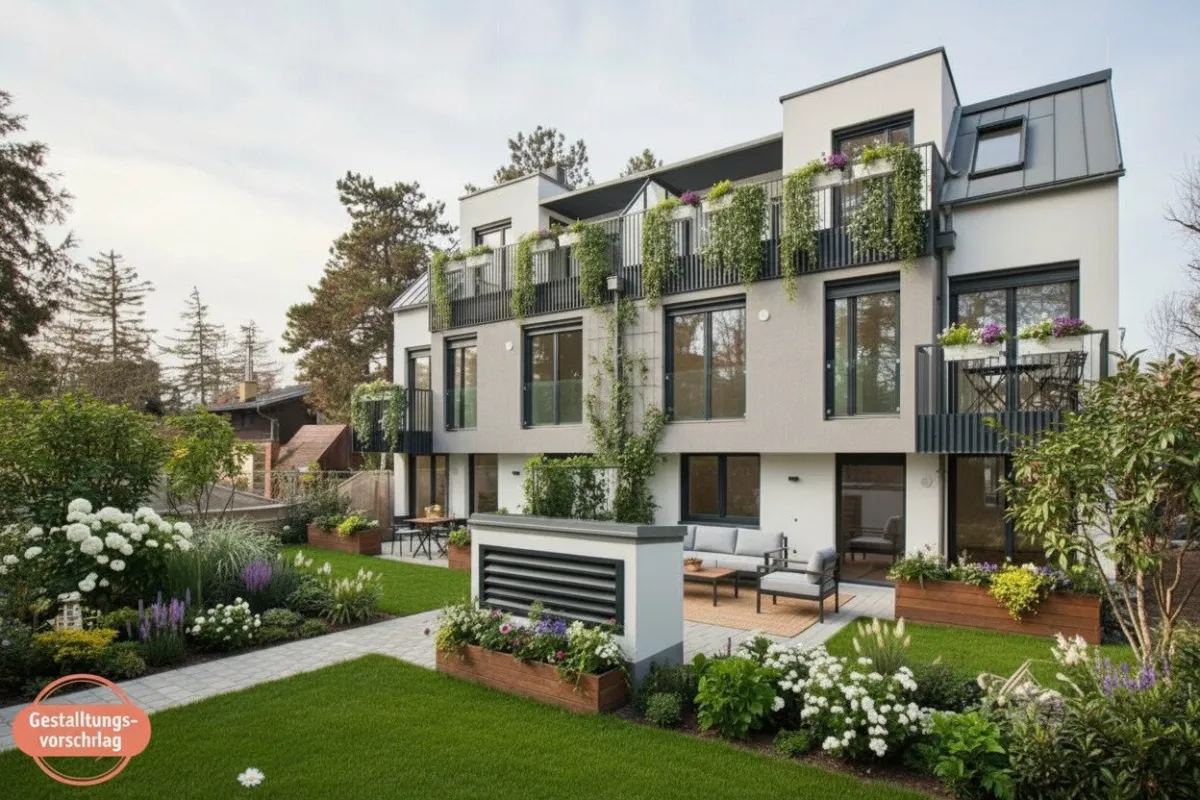 ZWEI MAL ZWEI | Exklusives Doppelhaus mit hochwertiger Ausstattung | großer, privater Eigengarten | HAUS 3 - Bild 1