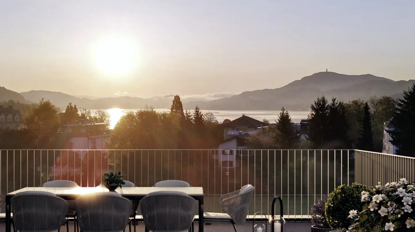 *Privater Seezugang in Velden am Wörthersee* - Neubau 3-Zimmer-Gartenwohnung. - Bild 1