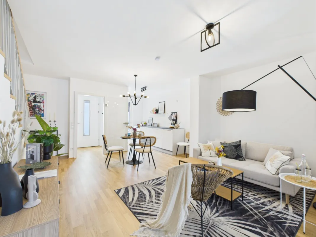 4-Zimmer Reihenhaus mit 3 Ebenen | Erstbezug in Wien Liesing | Stadthaus mit 96,59 m² Wohnfläche - Bild 1