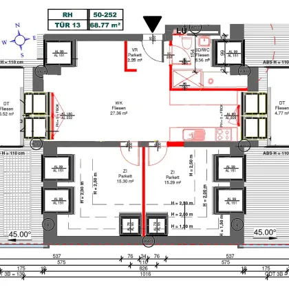 NEU! ++ ATTRAKTIVER ANLEGERPREISE ++ 14 TOP NEUBAU-WOHNUNGEN für EIGENNUTZUNG oder KAPITALANLAGE ++ GARTEN/BALKON/TERRASSE ++ 6 PKW GARAGENPLÄTZE ++ PERFEKTE LAGE / GRÖSSE / GRUNDRISS  ++ KAUF IN 1220 WIEN - Bild 3