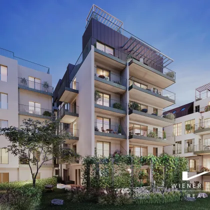 Smart Living in der Hutfabrik - erstklassik konzipierte 2-Zimmerwohnung mit 2 Freiflächen - Bild 2