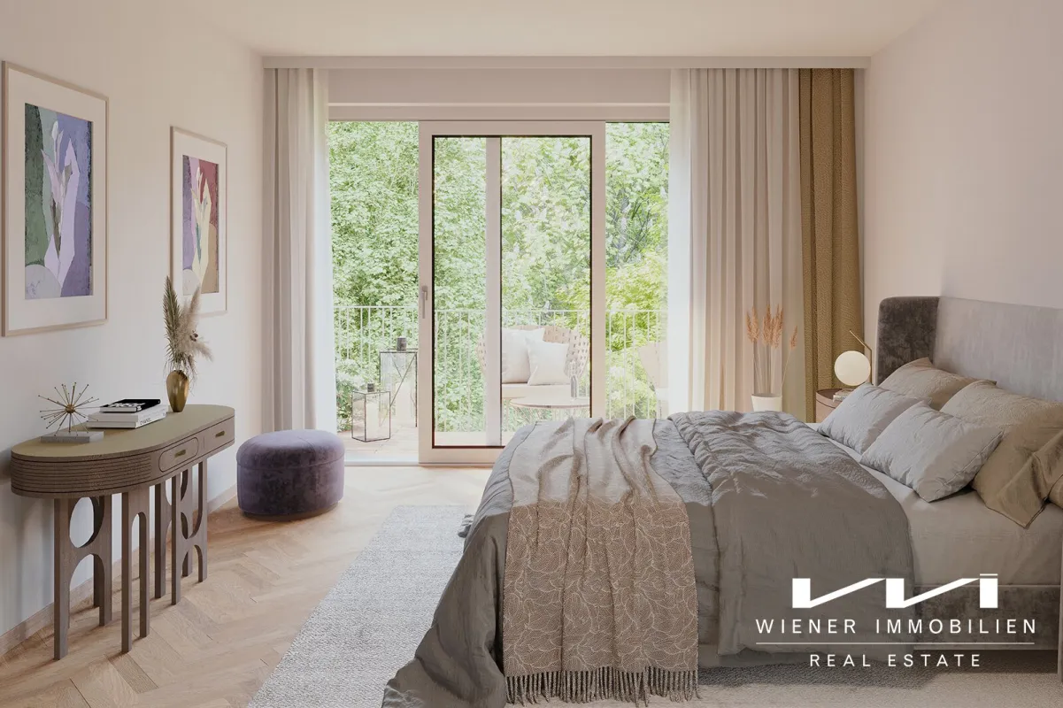 Smart Living in der Hutfabrik - erstklassik konzipierte 2-Zimmerwohnung mit 2 Freiflächen - Bild 1